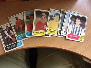 1969-70 A&BC Gum Football Trading Cards - Green Back