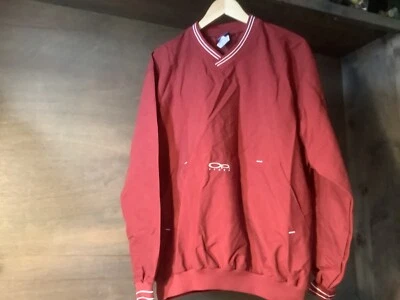 Ocean Pacific OP Sport Pullover Windbreaker RED LONG SLEEVE SIZE LARGE POLYESTER - Image 1 of 4