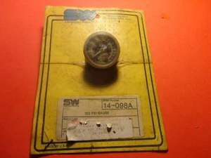 NEW S&W SW AIR GAUGE 100 PSI GAUGE 14-098A ROCKY 23-1289 - Picture 1 of 3