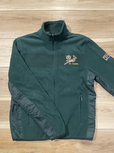 Chaqueta polar Sudáfrica vintage talla pequeña bordada Y2K OFICIAL AUTÉNTICA - Imagen 1 de 7