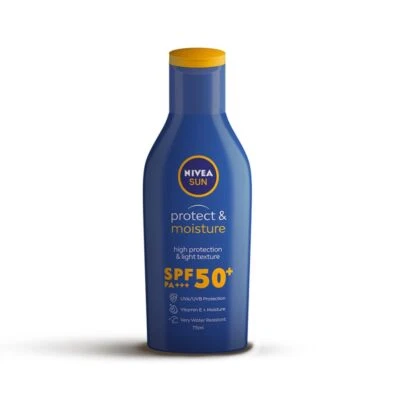 NIVEA Loción Protectora Solar, Protección Solar e Hidratación (FPS 50), 75 ml Foto 1 de 4
