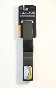 Arcade Performance Stretch Belt Color: Earthing Ivy Green One Size up to 40" - Picture 1 of 6
