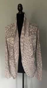 NWOT Emily Rose Women Knit Gray Open Cardigan Size Medium - Picture 1 of 3