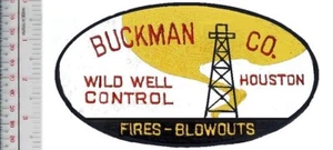 John Wayne The Hellfighters 1968 Ölquelle Feuerwehr Film Requisite Patch - Bild 1 von 1