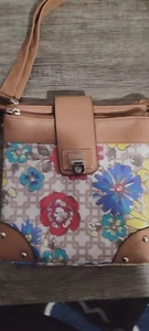 Gently Used Rosetti Crossbody Purse Floral Print 73277 - Picture 1 of 12