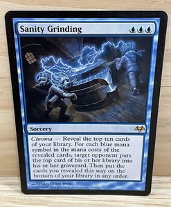 Sanity Grinding - Eventide - Magic the Gathering - MtG - Near Mint - Picture 1 of 3