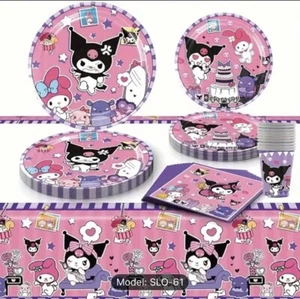 Kuromi Party Supplies Set - Picture 1 of 6