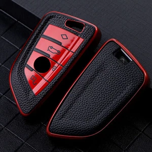 Red Remote Key Case Shell Cover For BMW X1 X3 X5 X6 X7 5 7 Series G30 G31 - Picture 1 of 4