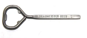 ABRIDOR DE BOTELLAS DE CERVEZA VINTAGE BRAUMEISTER INDEPENDIENTE MILWAUKEE BREWERY - Imagen 1 de 4