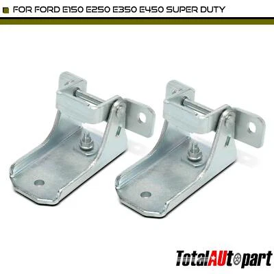 2Pcs Door Hinge for Ford E-150 E-250 E-350 E-450 Super Duty Front LH & RH Upper - Image 1 of 4