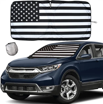 Parabrisas de coche para Chevrolet Accesorios Parasol Bandera de Estados Unidos Cubierta Plegable Pantalla Foto 1 de 4