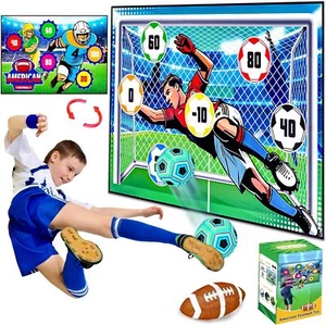 2 in 1 Soccer Ball Games Set& American Football Toss Party Favors Toys for... - Picture 1 of 6