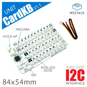 Official Cardkb V1.1 Mini 50-Key QWERTY Keyboard Unit with Atmega8A MCU, I2C, RG - Picture 1 of 6