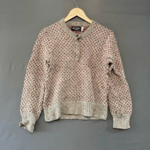 Vintage Bee Wear New York Women’s Sweater Wool Blend Heart Graphic Size Small - Picture 1 of 10