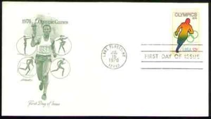 US. 1697. 13c. Running, Olympic Games Issue. Artmaster FDC. 1976 - Picture 1 of 1