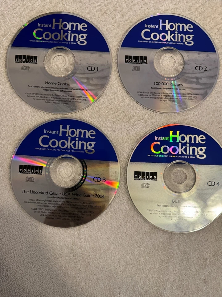 Instant Home Cooking Deluxe Edition - FOUR CD'S ONLY!!! - Image 1 of 1