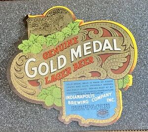 Gold Medal Beer Bottle Label, Indianapolis Brewing Co., Indianapolis, IN., IRTP