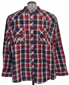 Coevals Club Western Cowboy Button Up Pearl Snap Button Size XXL NWT - Picture 1 of 18