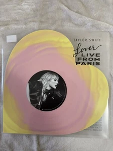 Taylor Swift Lover (Live From Paris) Heart Shaped Vinyl - Picture 1 of 2
