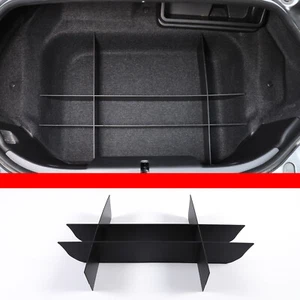 For Mazda MX-5 ND 2016-2023 ABS Black Car Trunk Storage Divider Plate Trim Kit - Picture 1 of 12