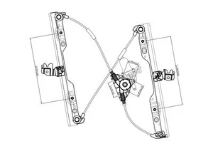 Front Right Window Motor and Regulator Assembly For 2009-2013 Infiniti G37 Sedan - Picture 1 of 1