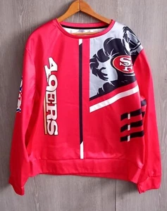 XXL San Francisco 49ers Polyester Spandex Pullover Shirt Long Sleeve NFL - Picture 1 of 3