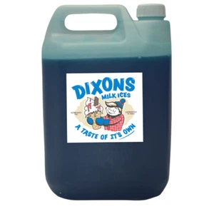 Dixons Blue raspberry slush syrup 5 Litre - Picture 1 of 5