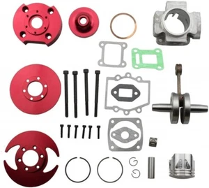 Big BORE 44mm Stage 3 Performance Cylinder kit for 49cc Pocket Bike CK10R - Picture 1 of 4