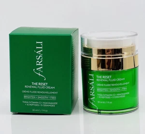 Farsali THE RESET Renewal Fluid Cream VitC Airless Jar 12 PAO Valued Over $150 - Picture 1 of 3