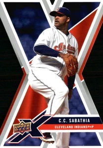 2008 Upper Deck X Die Cut #34 CC Sabathia Cleveland Indians HOF - Picture 1 of 1