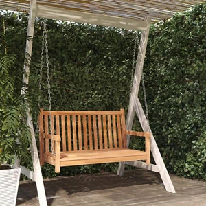 Tidyard Swing Teak Wood Patio Porch Swing Chair for Garden, Deck, L7L6 - Picture 1 of 8