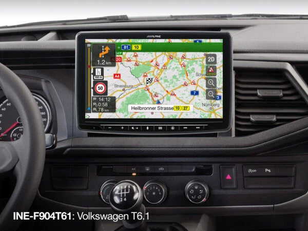 Alpine INE-F904T61 - 1-DIN Navigation Volkswagen T6.1 2019-2022