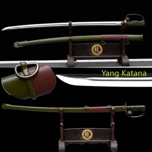 Chinese 65 Type Green Saber Cavalry Officer's Sword Stainless Steel Blade #1036 - Picture 1 of 11
