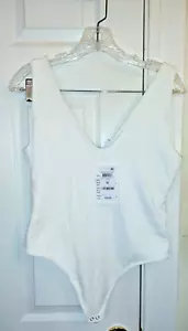NEW Women's white Thong Bodysuit size XL by AND NOW THIS - Picture 1 of 2