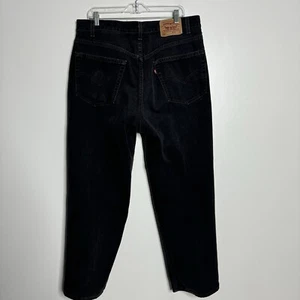 Vintage Levis USA 550 Jeans 40 x 30 (38 x 28 Act) Herren schwarz Relaxed Fit Tapered - Bild 1 von 8