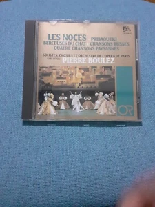 Stravinsky - Les Noces. Boulez, Orchestra Choeurs Opera Paris. CD Ades - Picture 1 of 2