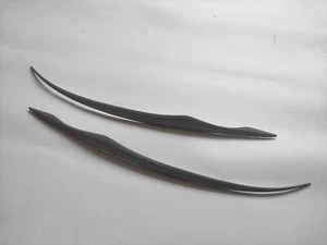 Unpainted FRP Headlight Eyelids Eyebrows for 2009-2012 Mazda 6 Antenza Sedan - Picture 1 of 3