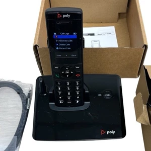 Polycom 2200-49230-001 VVX D230 DECT Basisstation mit Mobilteil - Bild 1 von 4