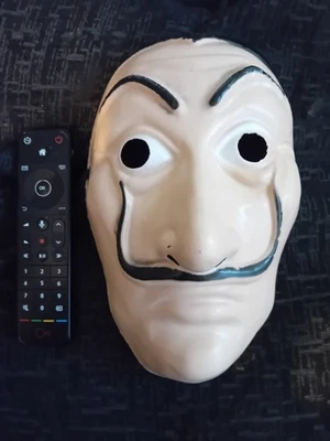 Money Heist Mask Dali Mask - Unisex La Casa De Papel Costume Mask Salvador Dali - Image 1 of 3
