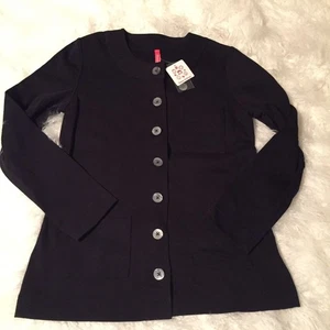 Neu mit Etikett Hanna Andersson schwarze Strickjacke XS 2 - Bild 1 von 4