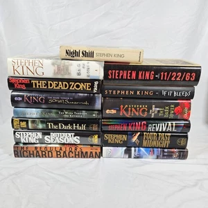 Stephen King Hardcover Book Lot of 14 - 11/22/63 Dead Zone Gunslinger - Horror - Picture 1 of 5
