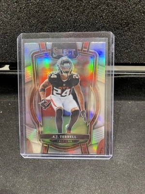 2022 Panini Select - Club Level A.J. Terrell #296 Silver Prizm - Image 1 of 2