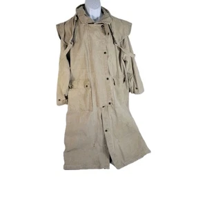 Australian Outback Collection Jacket Mens S Trench Duster USA Cotton 90s Vintage - Picture 1 of 14