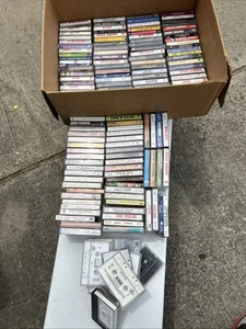 135 LOT Hip Hop Rap R&B Cassette Tape Old School Throw Back Beats Wonder Mariah - Picture 1 of 8