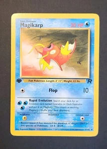 Magikarp 47/82 LP 1° Edizione 2000 Pokemon Team Rocket WOTC Vintage - Foto 1 di 2