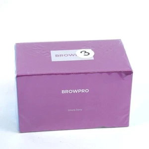 Browpro Eyebrow Simone Stamp Natural Looking Dark Brown Color Exp 2027 Sealed - Picture 1 of 5