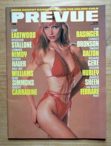 Mediascene Preview Februar / April 1987 Ashley Ferrare Clint Eastwood - Bild 1 von 2