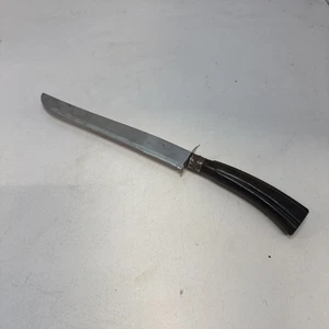 CUCHILLO TALLA VINTAGE MANGO BAQUELITA HAMBROCO ACERO INOXIDABLE RETRO Grannycore - Imagen 1 de 3