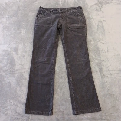 Брюки женские The North Face размер 10 серые вельветовые 30x29 средняя посадка - Изображение 1 из 4