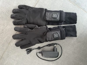 Beheizbare Handschuhe, Winter, Ski, Motorrad, Größe L Schwarz mit Akku - Bild 1 von 2